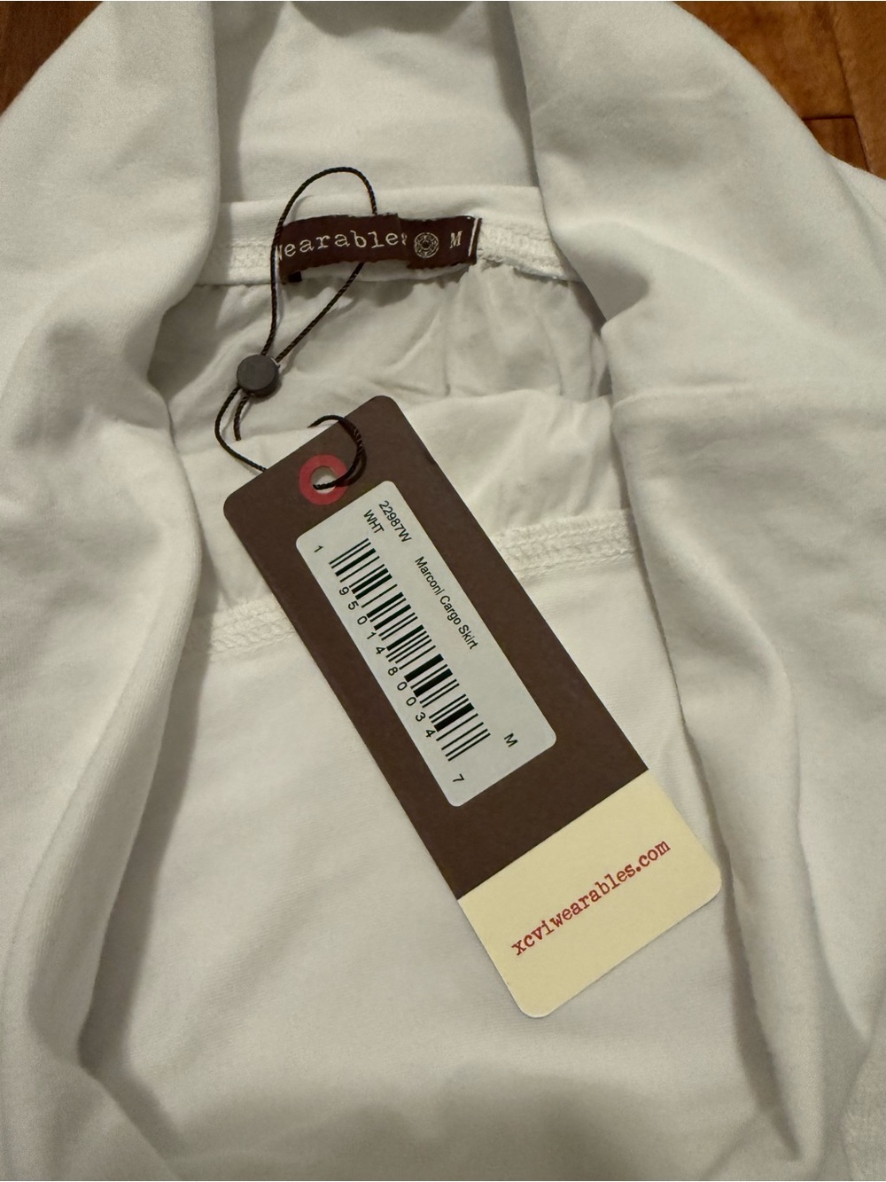 NWT XCVI Wearables Maconi Cargo Cinch Bubble Hem Skirt sz M - Picture 7 of 15